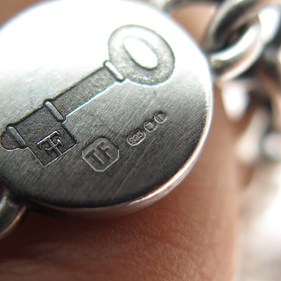 Theo Fennell Sterling Silver Vintage London Aries Zodiac Oxidized Necklace 40" - Picture 8 of 8